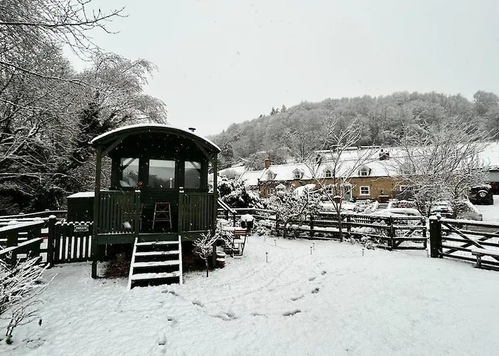 Shepherds Hut, Eco, Log Burner Hot Tub Ny Moors Chalet Hackness