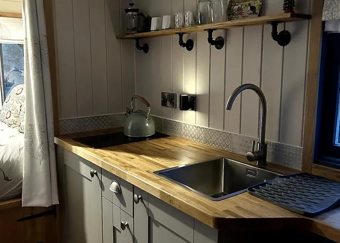 Shepherds Hut, Eco, Log Burner Hot Tub Ny Moors Chalet