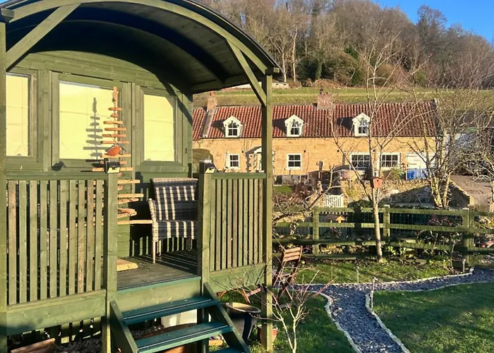 Shepherds Hut, Eco, Log Burner Hot Tub Ny Moors Hackness