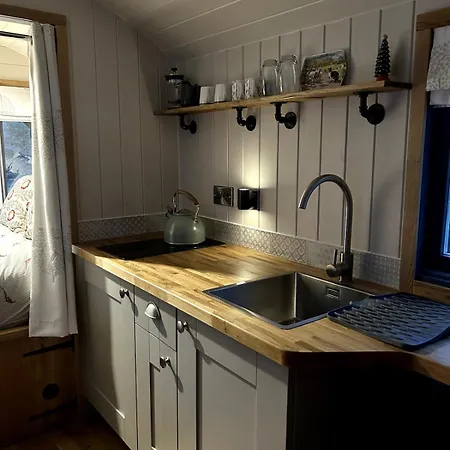 Shepherds Hut, Eco, Log Burner Hot Tub Ny Moors Domek alpejski