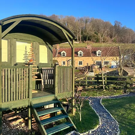 Shepherds Hut, Eco, Log Burner Hot Tub Ny Moors Hackness